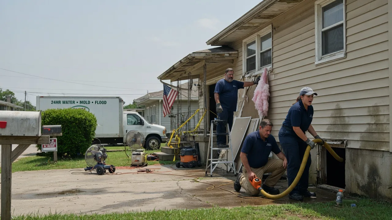 Water Damage Repair in Ohlman, IL near me